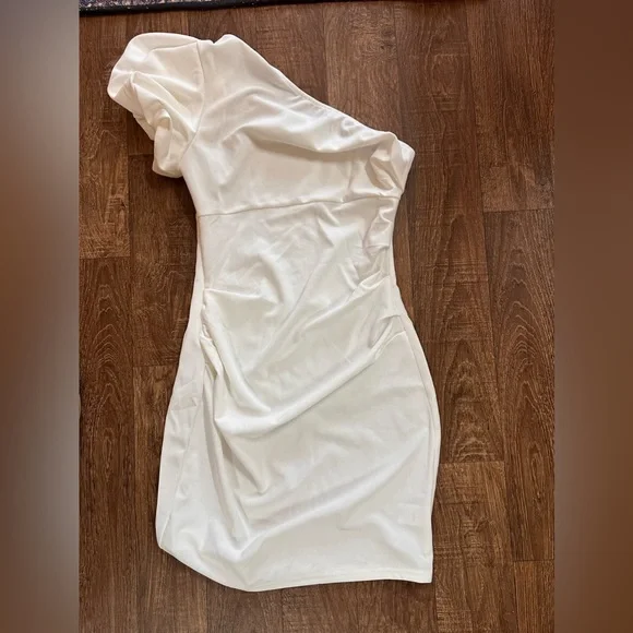 One Shoulder White Formal Dresses Amazon Coerni Tween Girls Ruffle